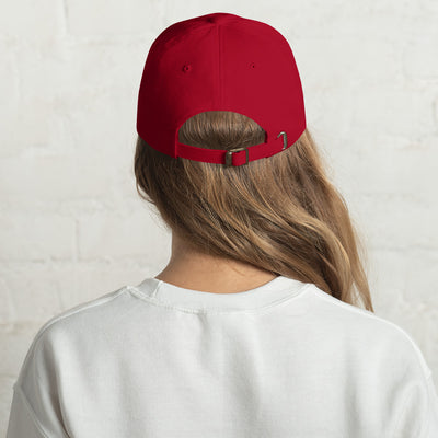 "Vodka Cran" Embroidered Drink Order Hat (Cranberry)