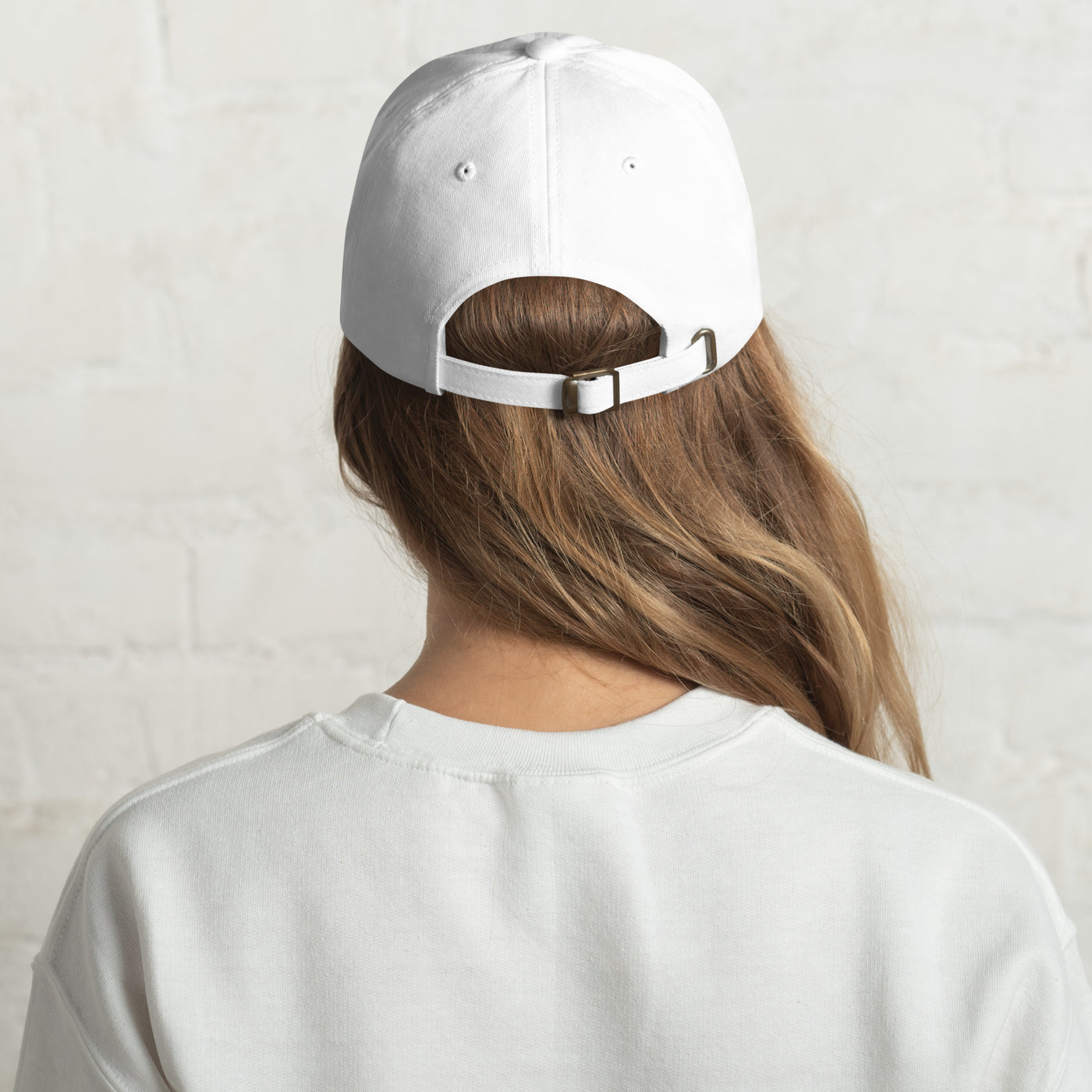 "Extra Dirty" Martini Embroidered Hat (White)