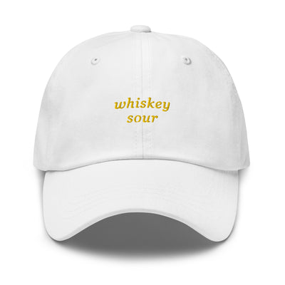 "Whiskey Sour" Embroidered Drink Order Hat