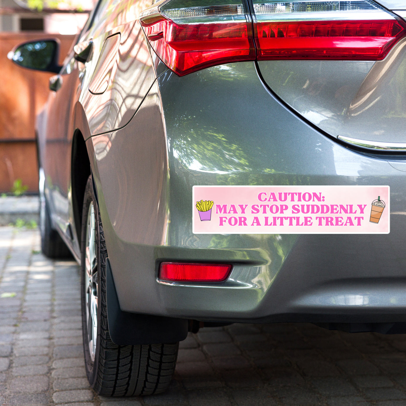 "Little Treat" Bumper Sticker (Pink)